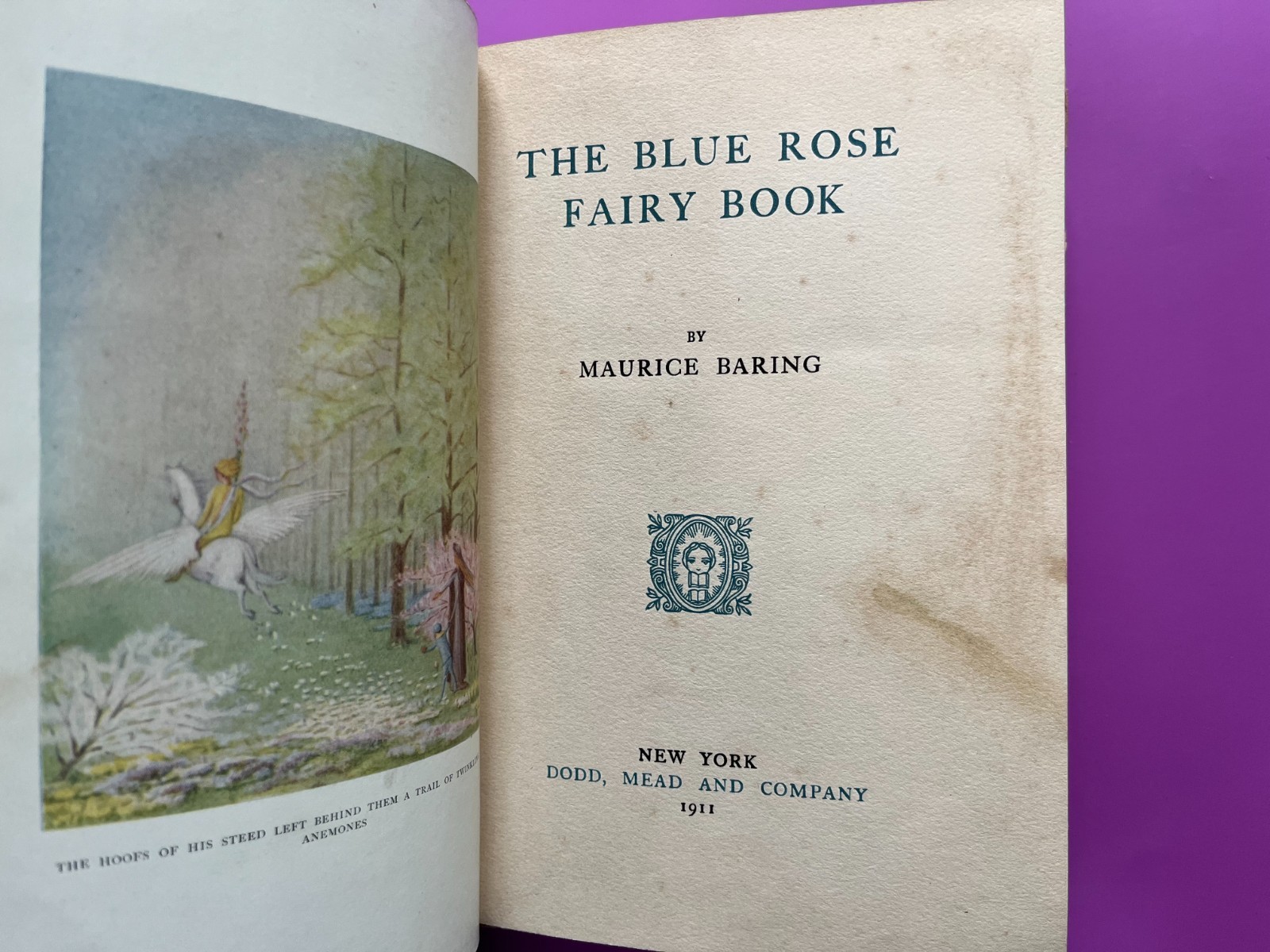 THE BLUE ROSE FAIRY BOOK by Maurice Baring, 1911, First Edition, illustraed RARE