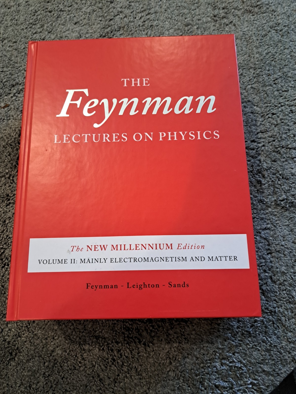 The Feynman Lectures on Physics New Millennium Edition 3-Volume Hardcover Set
