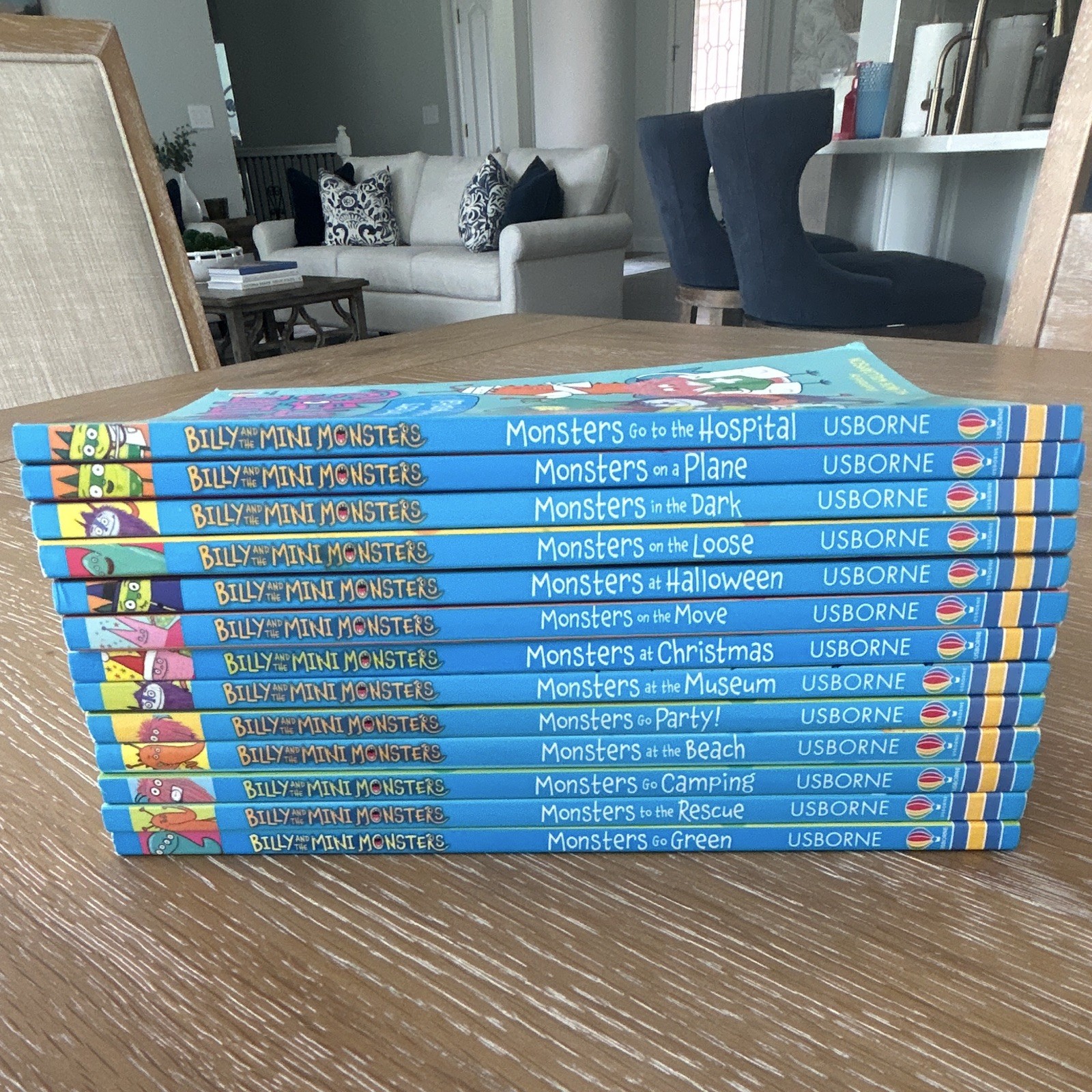 Usborne Billy and the Mini Monsters Paperback Book Lot of 13 Ages 4-8