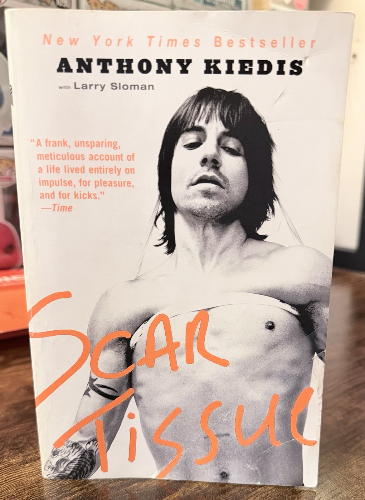 Anthony Kiedis & Larry Sloman Scar Tissue Illustrated Memoir Paperback