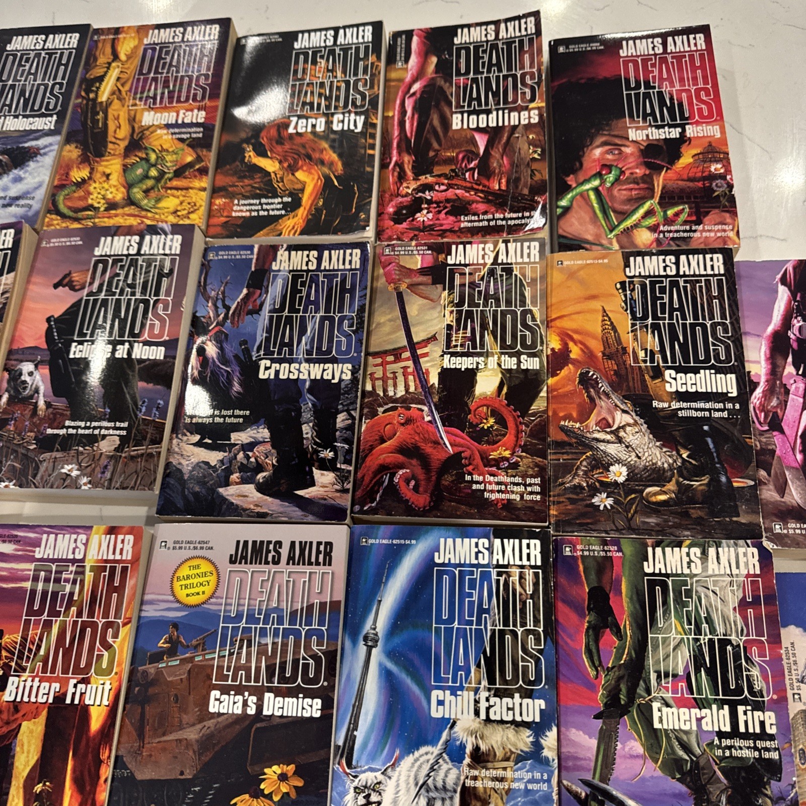 Lot 35 DEATHLANDS James Axler Paperback Books Good NO DUPES