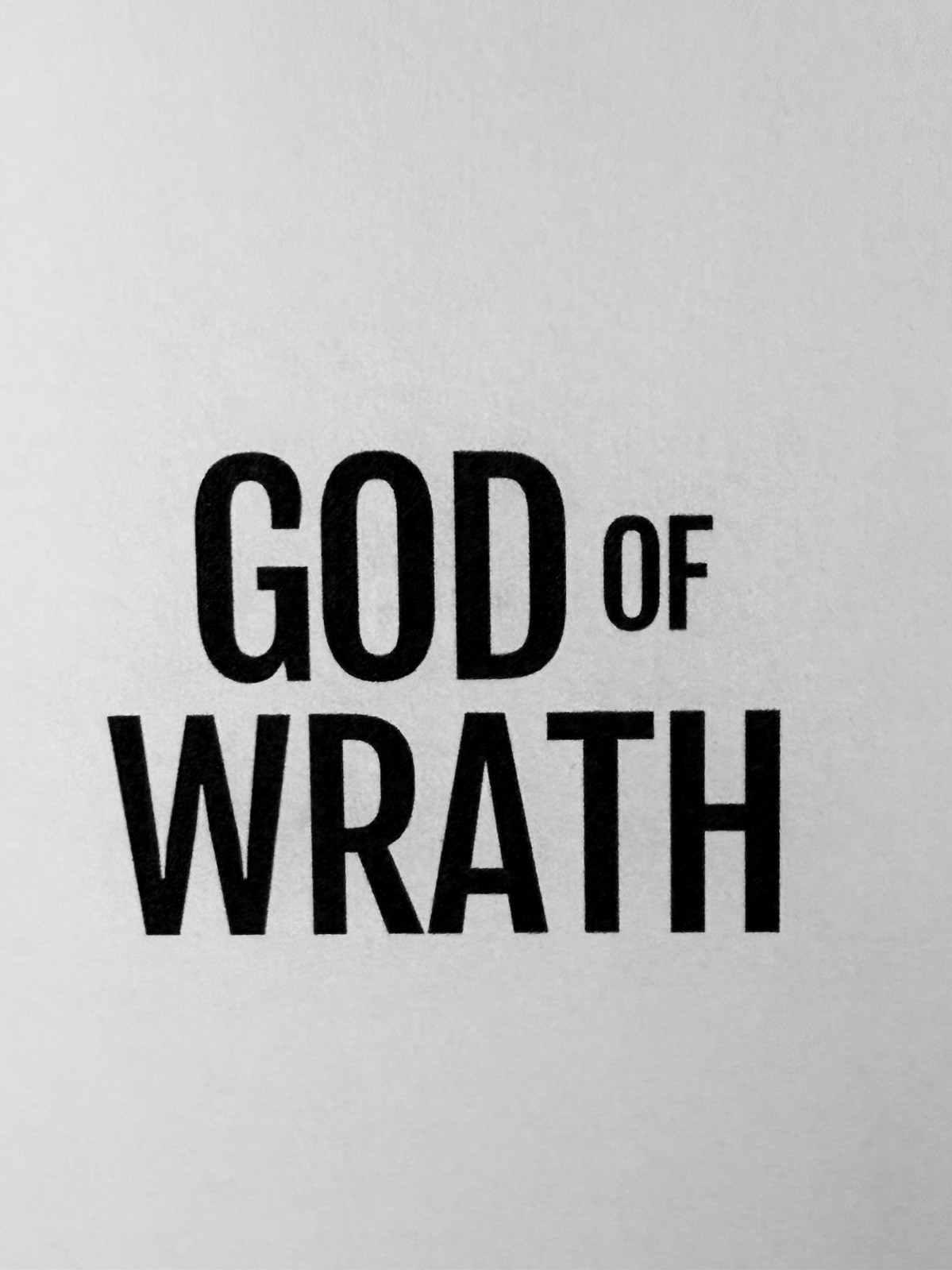 God of Wrath (Legacy of Gods Book #3) by Rina Kent .. 2022 1st Ed TRD PBK .. OOP