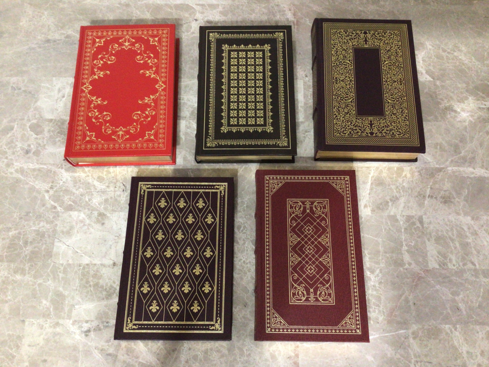 Lot of 10 The Franklin Library Leather Hardcover Books UNREAD Gilded Edges