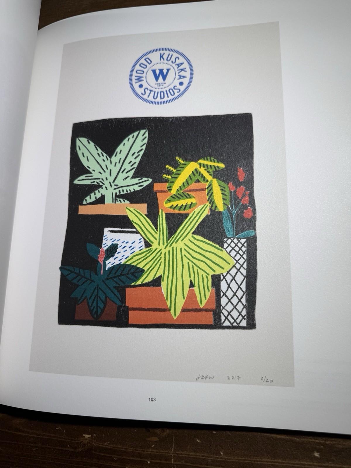 Jonas Wood Hardcover Book “Jonas Wood: Prints” 184 Pages Hardcover Artwork