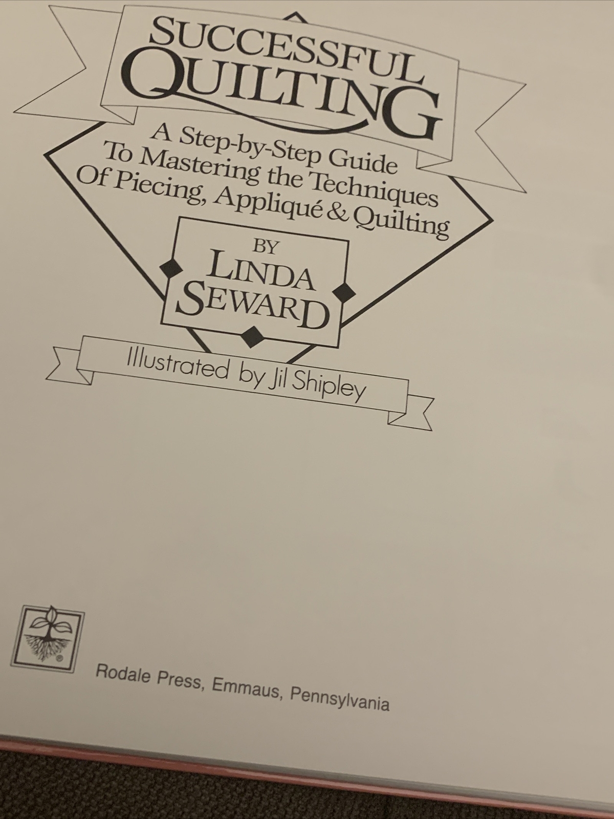 Successful Quilting by Linda Steward HC book 184 pages exc over 1000 how-to