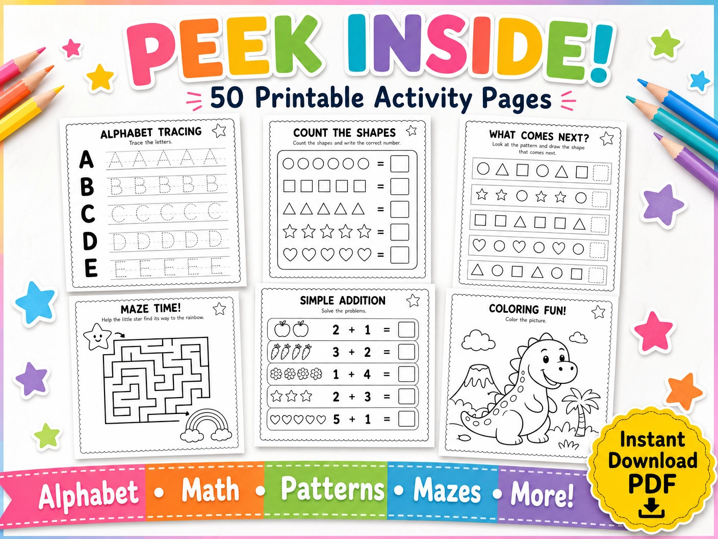 DIGITAL Make learning fun and exciting with the Little Learners Activity Book!
