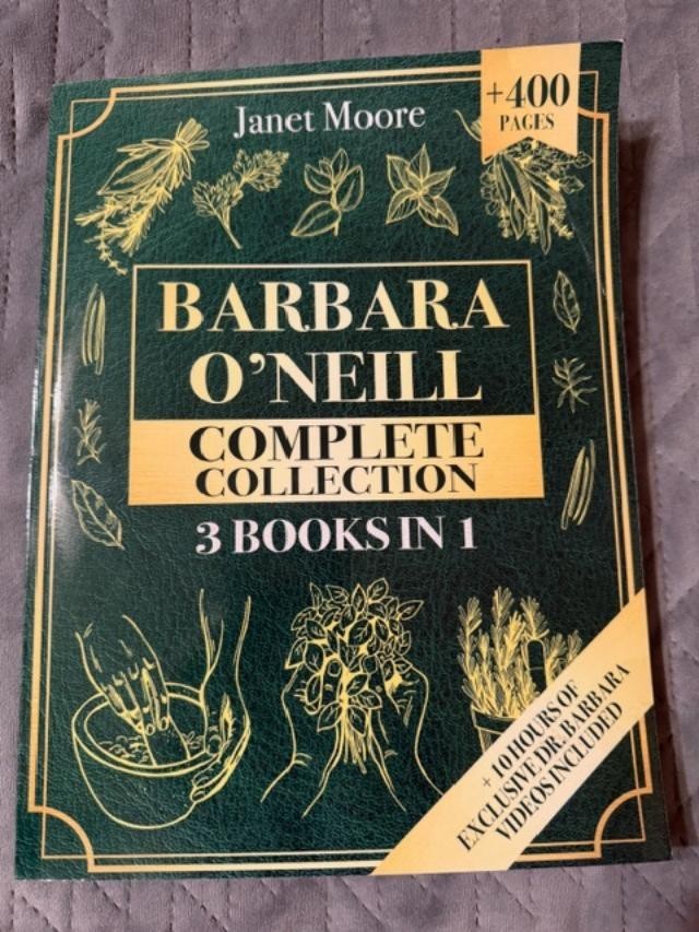💚Barbara O’Neill Complete Collection: Over 400 Pages- 3 Books in 1! Paperback💚