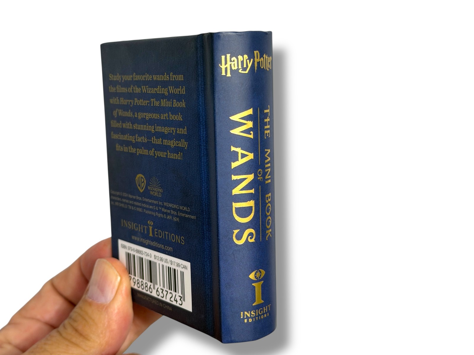 From the Films of Harry Potter The Mini Book of Wands Hardcover 304 pages color