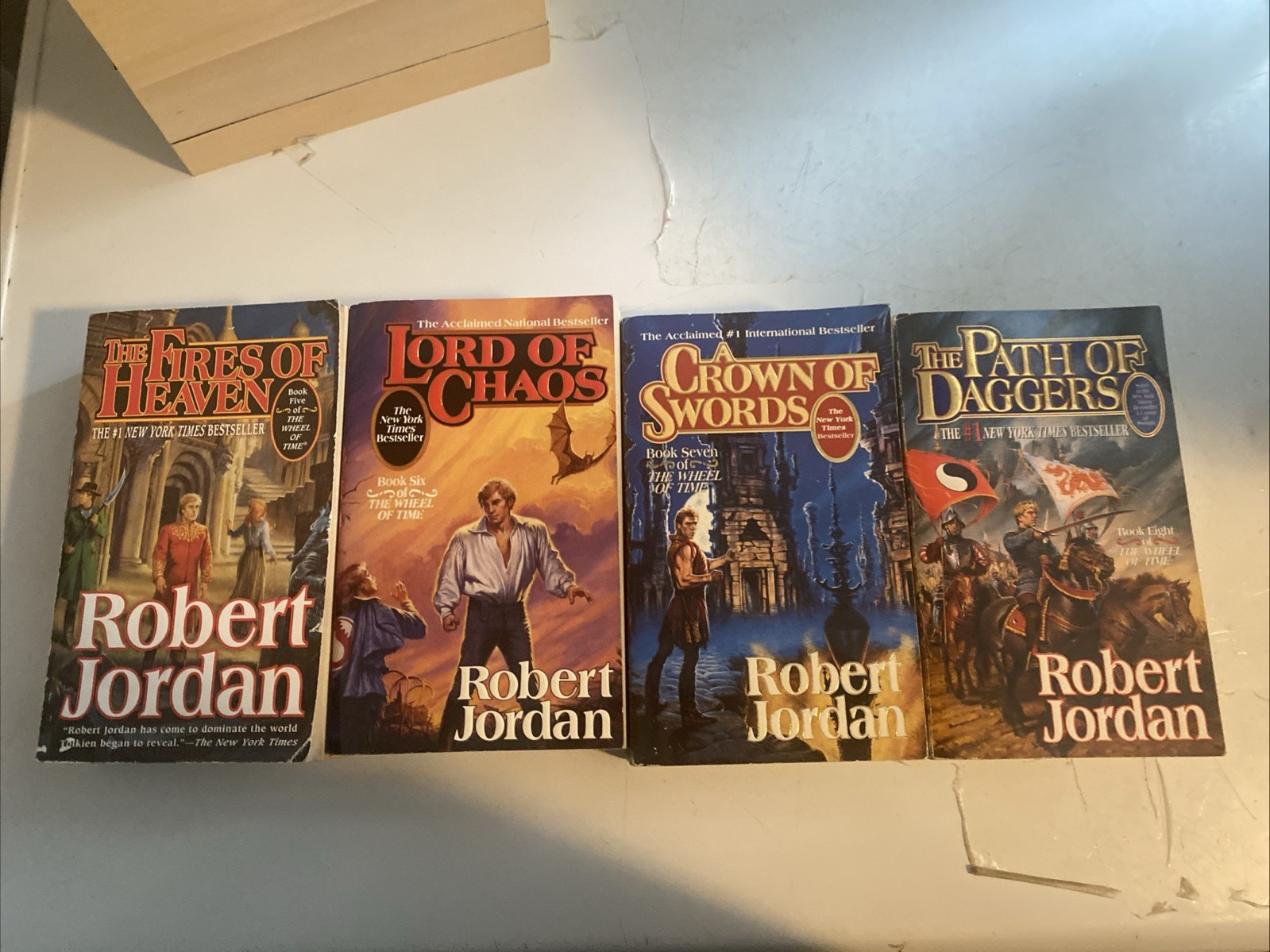 The Wheel of Time Complete Set 1-14 plus prequel 15 PB Books Robert Jordan