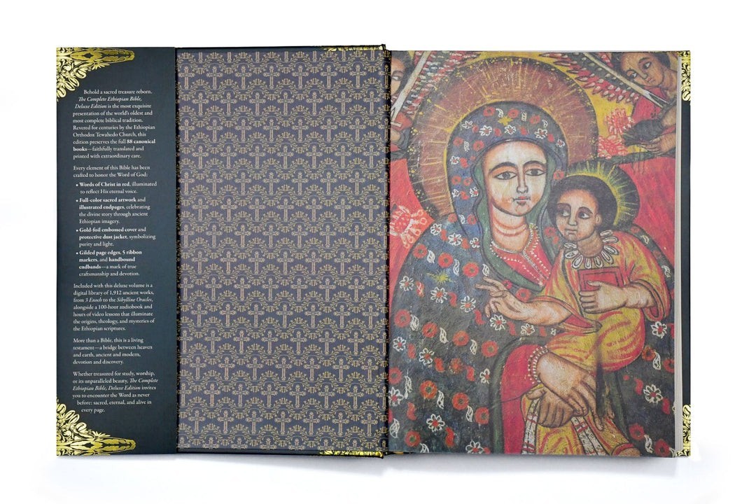 The Most Complete Ethiopian Bible by Asher Wilson, Deluxe Red Letter Edition