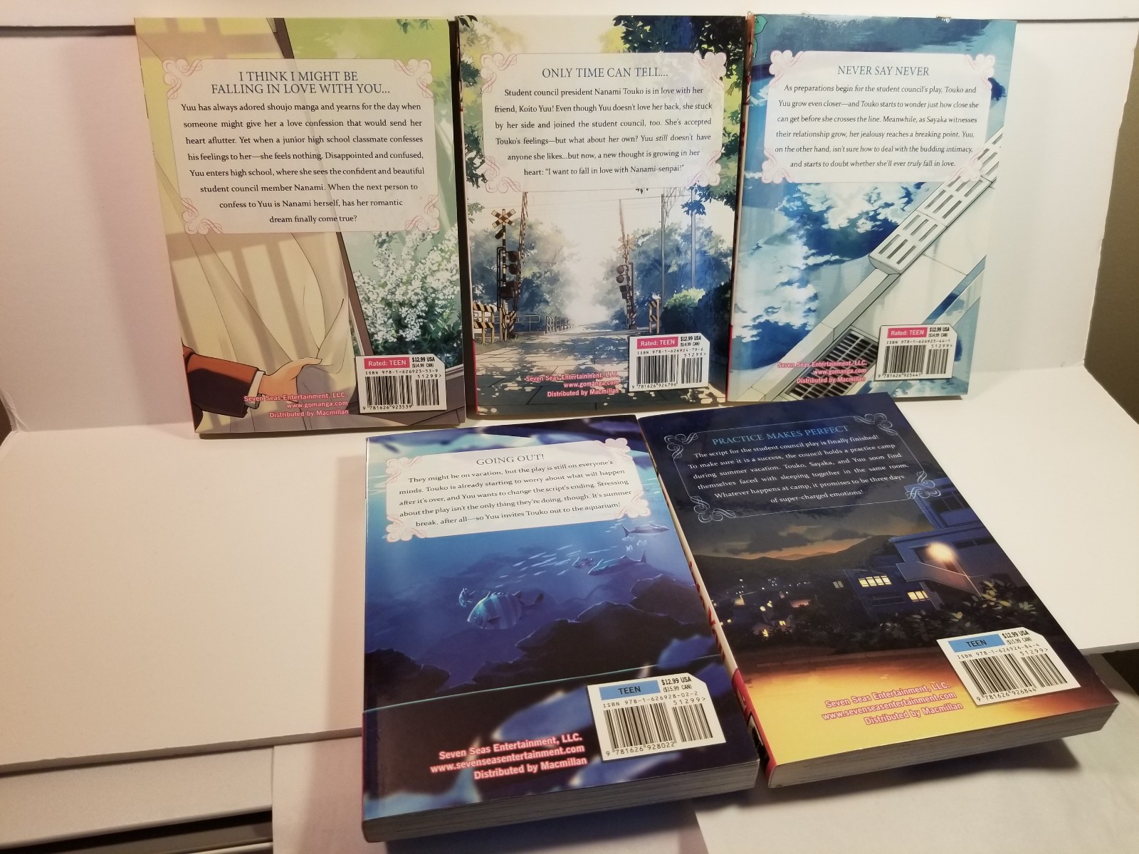 New * 5 Book Lot ** 1, 2, 3, 4, 5 BLOOM INTO YOU 1-5 (in English) * Nakatani Nio