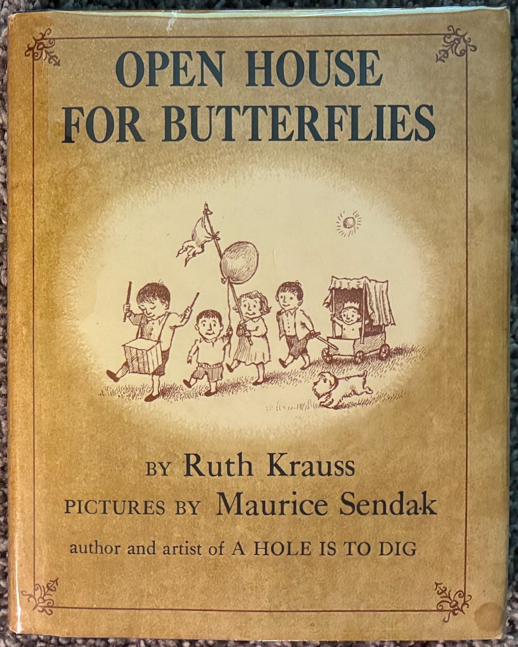 Open House for Butterflies Ruth Krauss Maurice Sendak 1960 1st Edition HC DJ EX