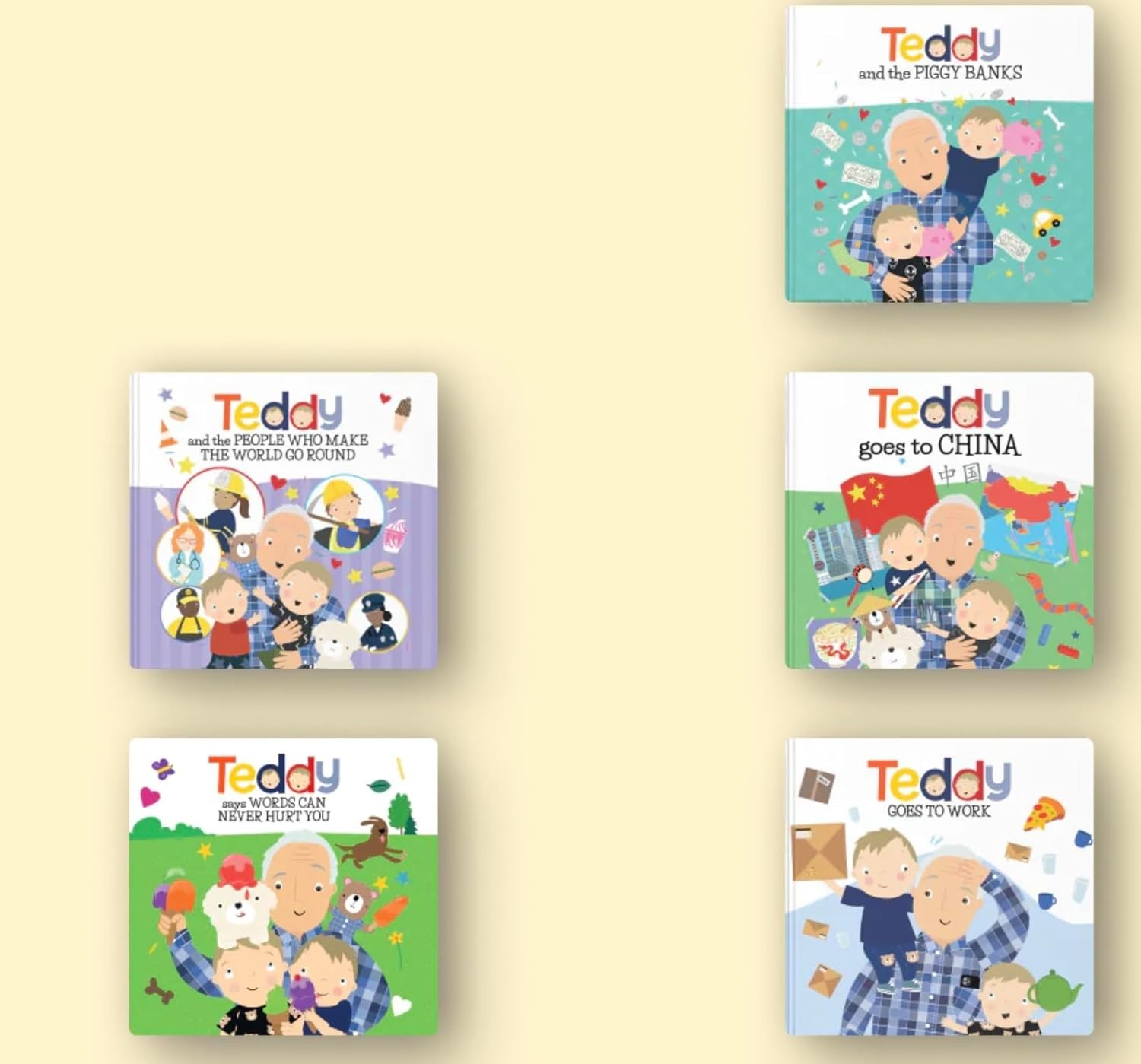 New Teddy Vol. 1 5-Book Illustrated Box Set Picture Books Ryan Cohen