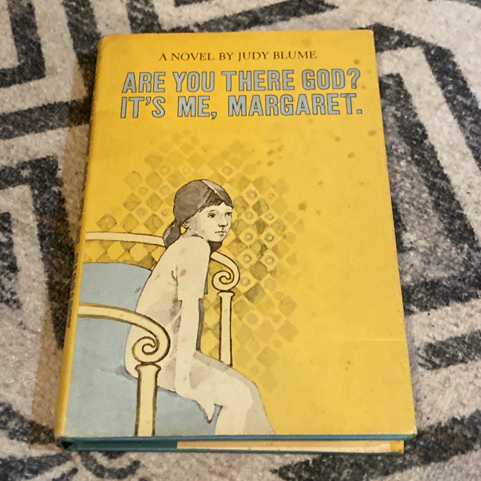 Are You There God It’s Me Margaret 1974 5th Print Hardcover DJ Judy Blume Rare