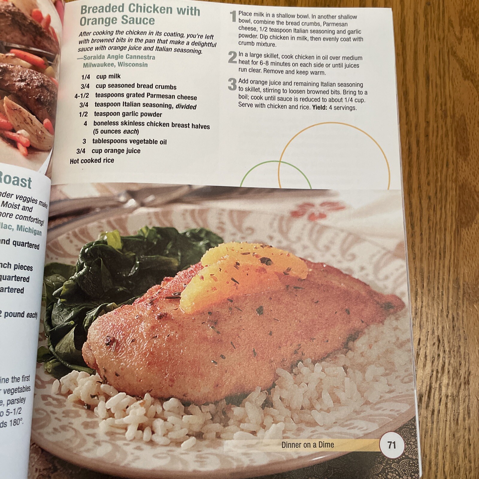 Taste of Home Dinner on a Dime 403 Budget Friendly Family Recipes 256 pages