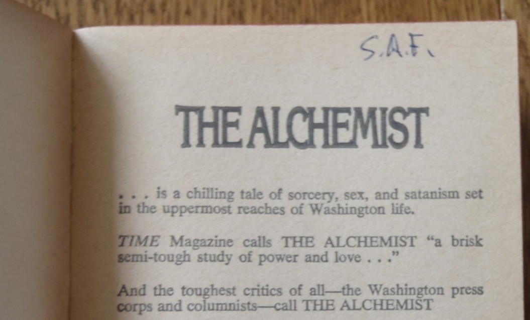 The Alchemist by Leslie H. Whitten – 1974 1st Printing Avon Paperback – Occult