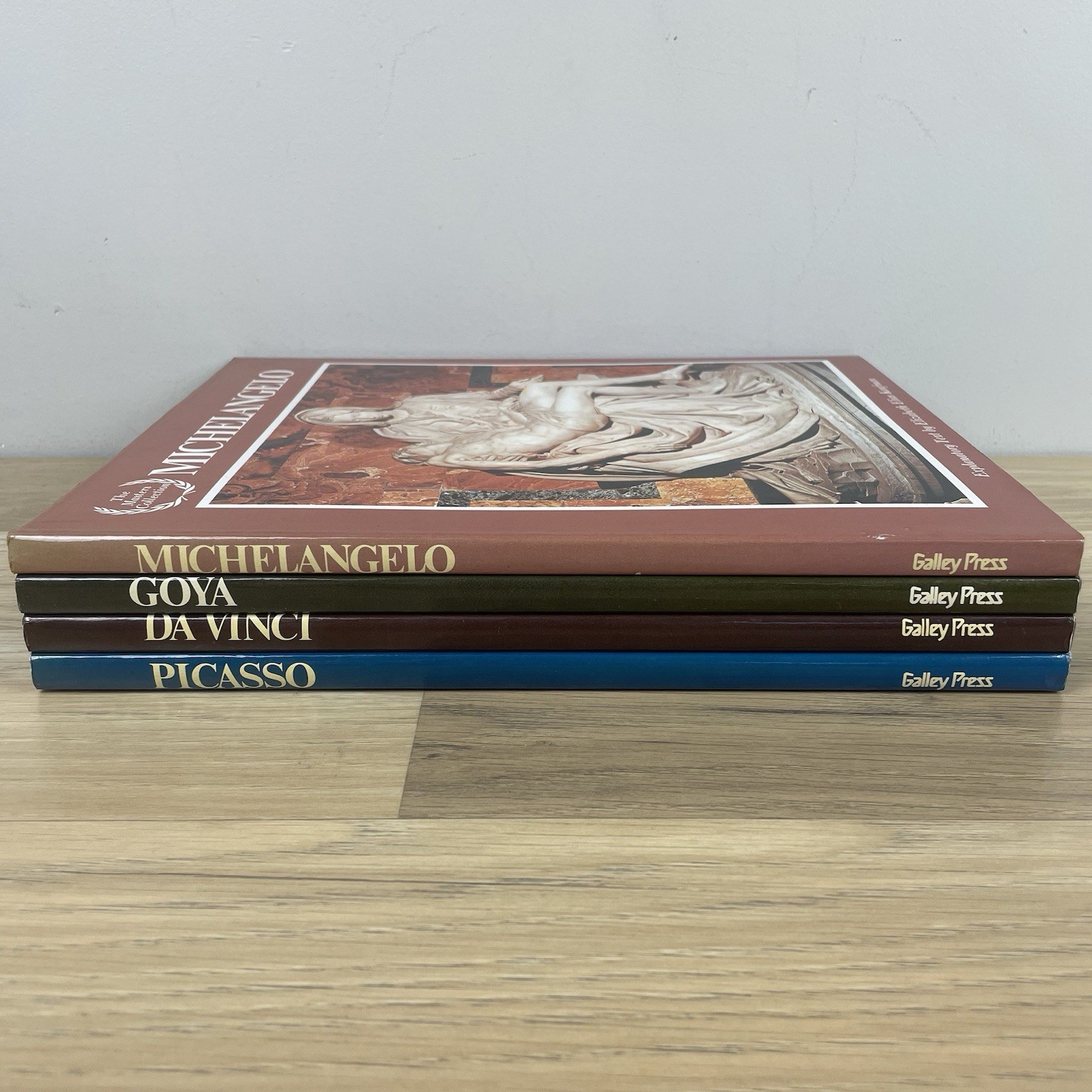 Rare The Masters Collection Artist 1980 Books Michelangelo Da Vinci Picasso Goya