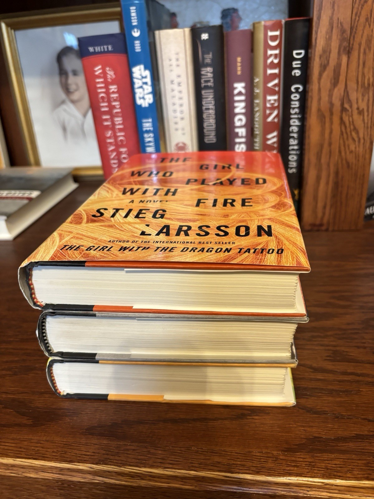 The Millennium Trilogy. Stieg Larsson. 3 First Printings. Knopf 2008-10. NF/NF