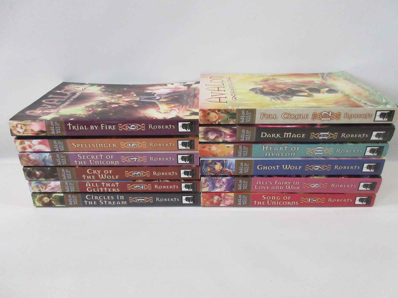 Avalon Web of Magic Series Complete Set 12 Books Rachel Roberts Fantasy Rare