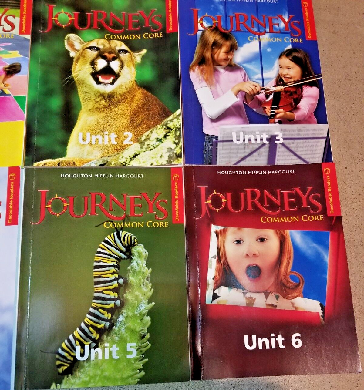 HMH Journeys Decodable Reader Book Unit 1-6 Set – 2nd Grade 2 Reading 6 Book Set