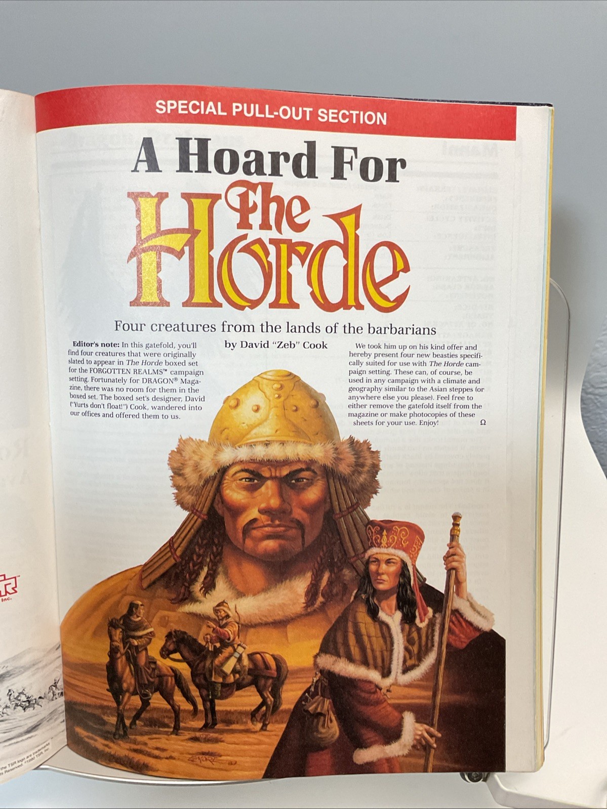 Dragon Magazine Issue #163 with Insert | TSR | DnD