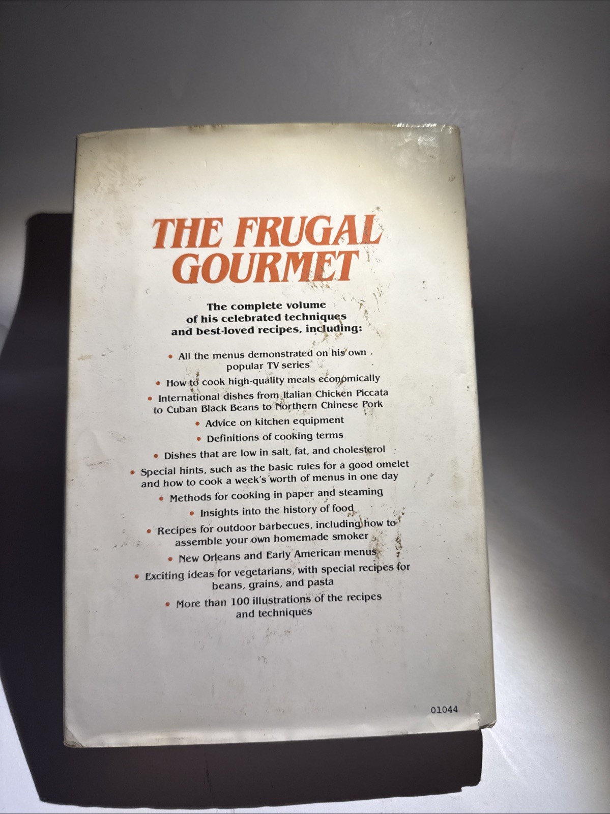 The Frugal Gourmet Hardcover By Jeff Smith Vintage Cook Book 1984 edition