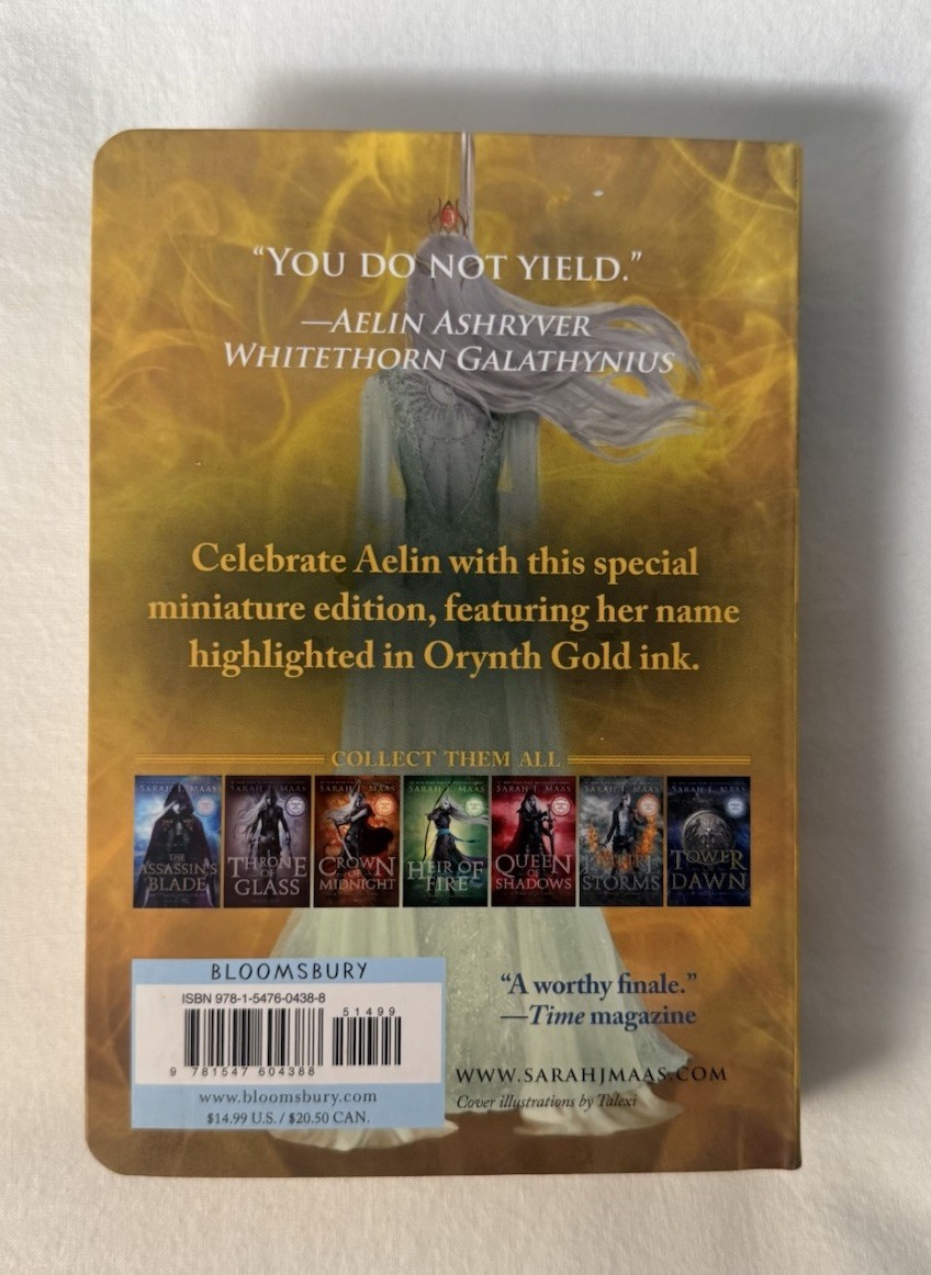 Sarah J. Maas Throne of Glass Kingdom of Ash Miniature Edition PB 2019