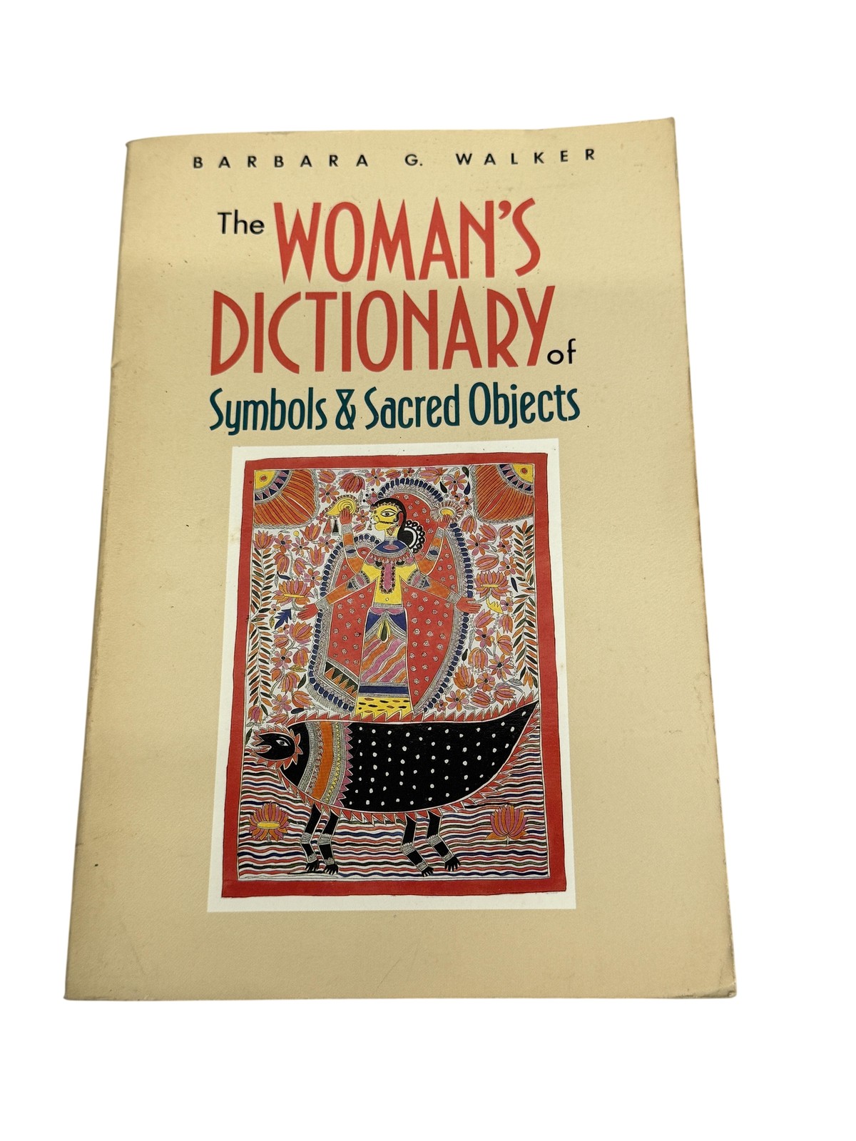 Vintage Woman’s Dictionary Symbols & Sacred Objects Walker Harper Tan PB 1988