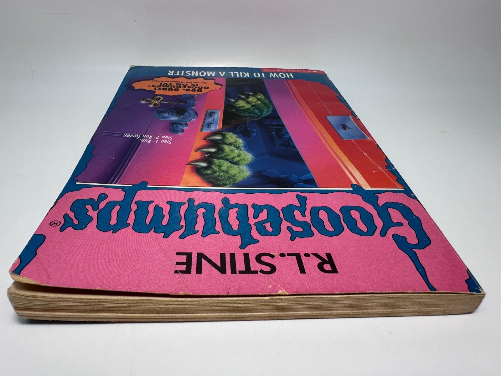 n/a Print #46 How to Kill A Monster Goosebumps Book RL Stine 1996 – BARGAIN BIN