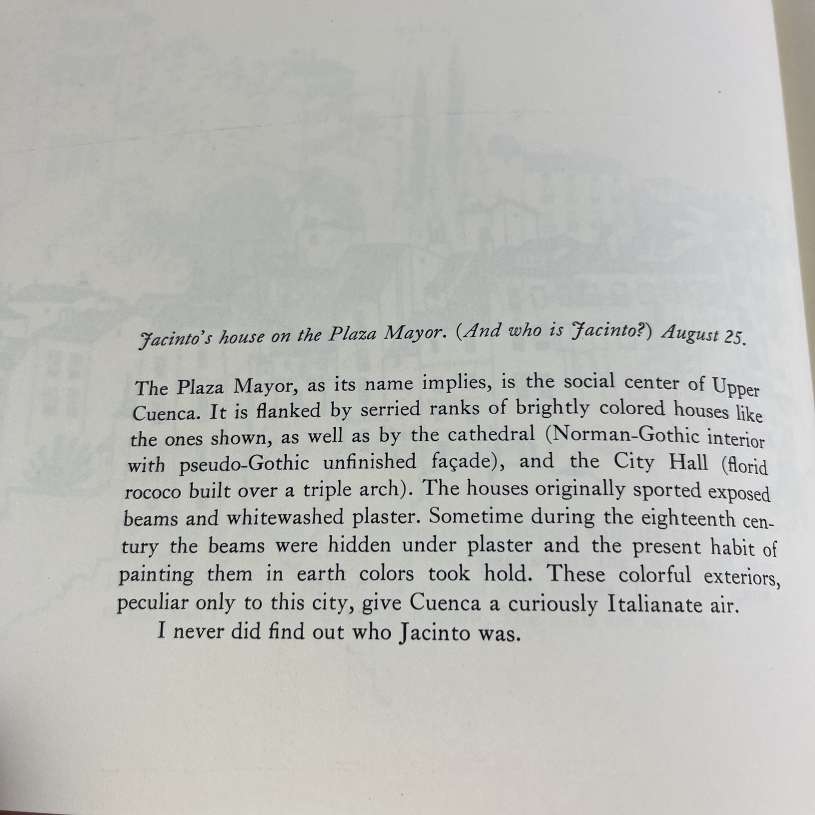 Cuenca Sketchbook of a Spanish Hill Town – SIGNED by Fernando Zobel – HC – 1970
