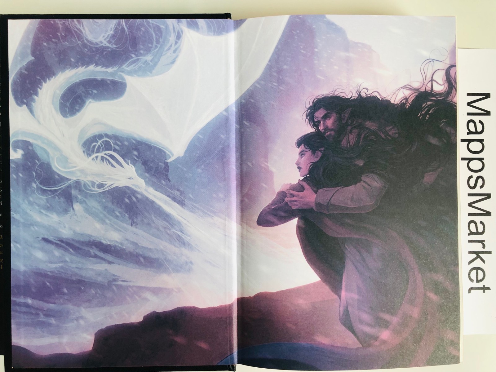 The Ballad of Falling Dragons SIGNED Sarah A. Parker WATERSTONES UK 1/1 Sprayed