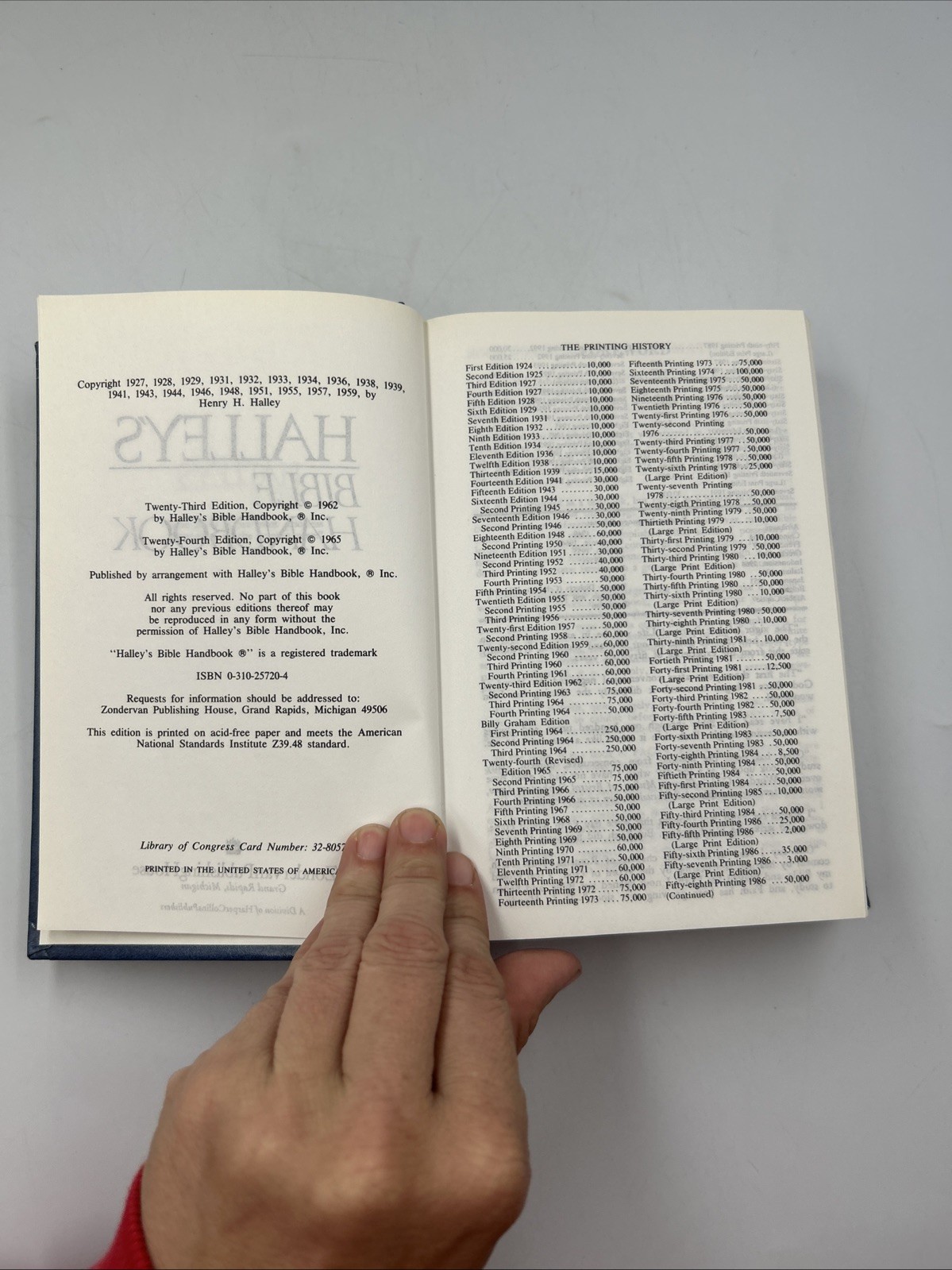 Halley’s Bible Handbook by Henry H. Halley (1961, Hardcover)