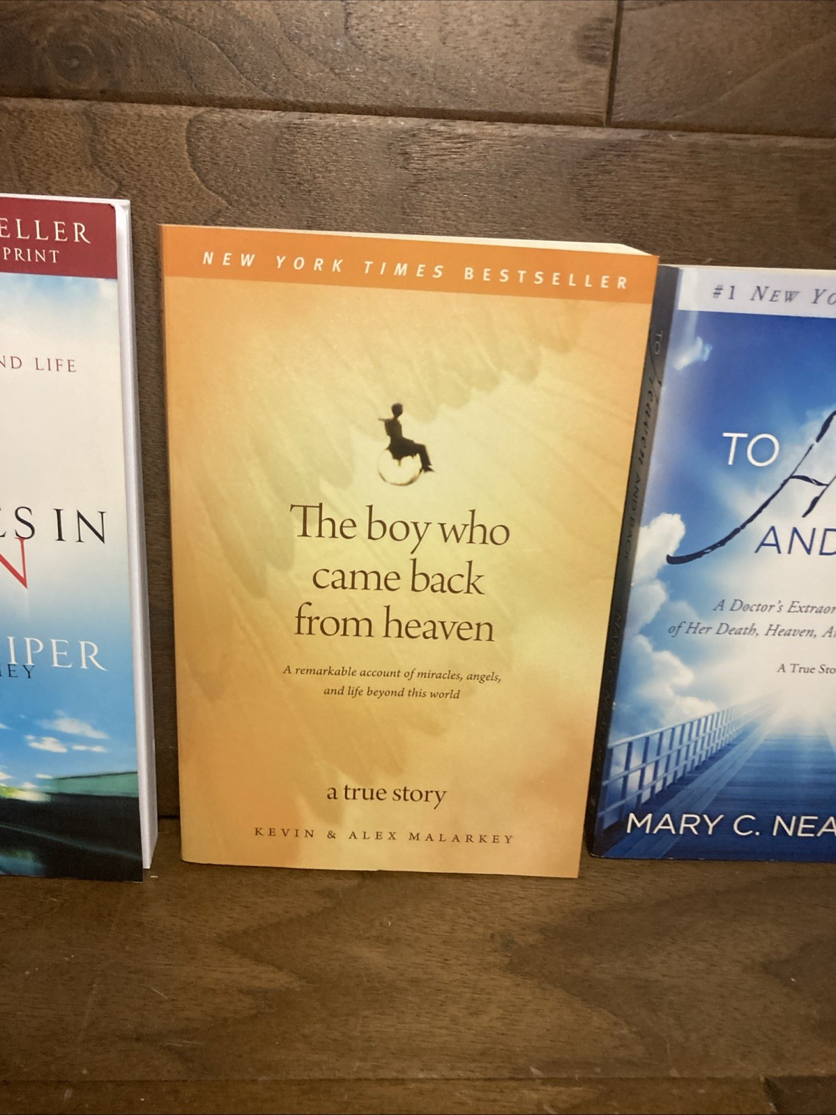 Set Of 3 90 Min In Heaven, The Boy Who Came Back From Heaven, To Heaven And Back