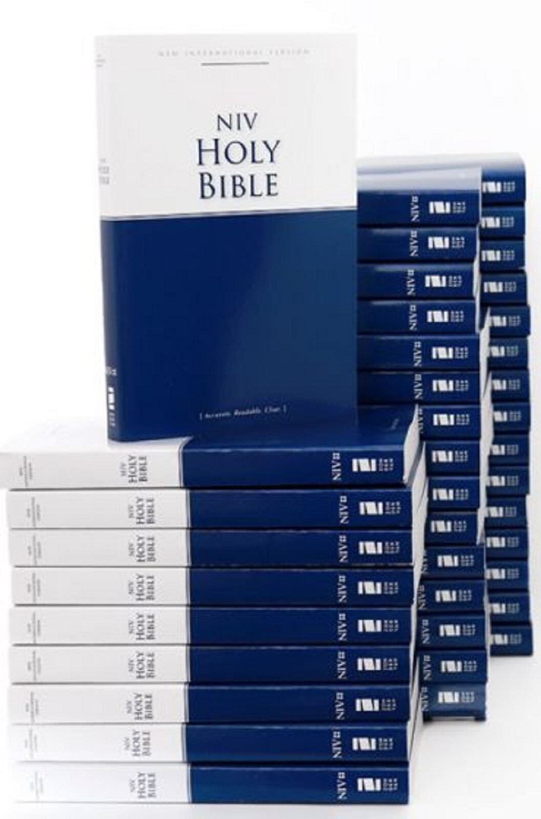 NIV Bible Blue “20 OUTREACH BIBLES” Wholesale Bibles BRAND NEW in Shrink Wrap!!