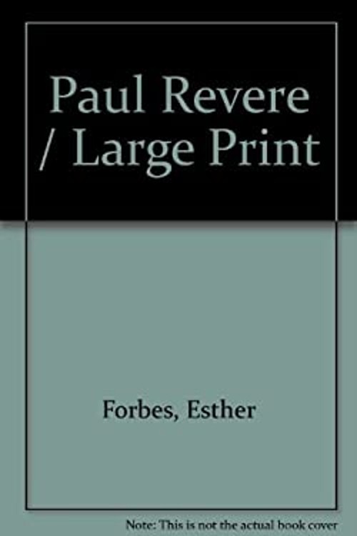America’s Paul Revere Library Binding Esther Hoskins Forbes