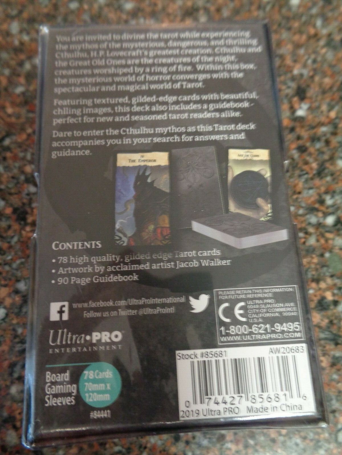 Cthulhu’s Vault Tarot Card Set Sealed New Ultra Pro 074427856816