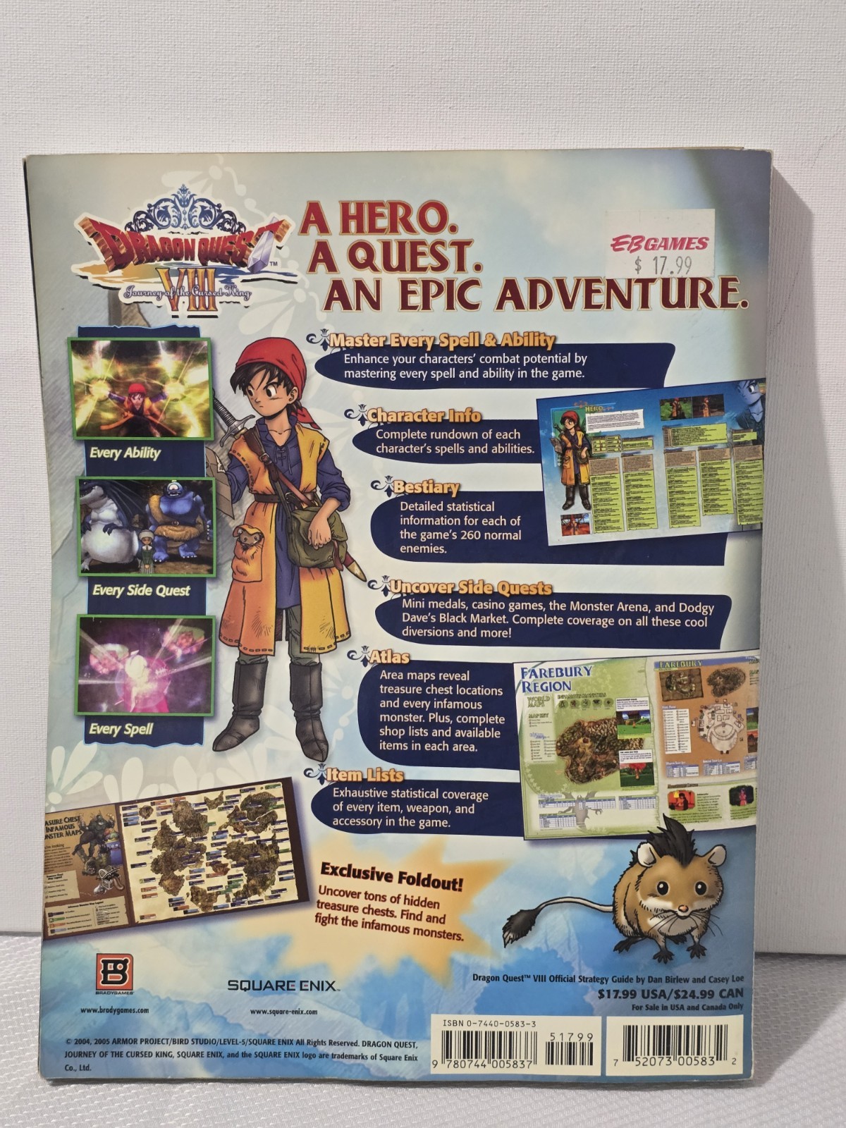 DRAGON QUEST VIII 8 JOURNEY OF THE CURSED KING STRATEGY GUIDE BRADY GAMES