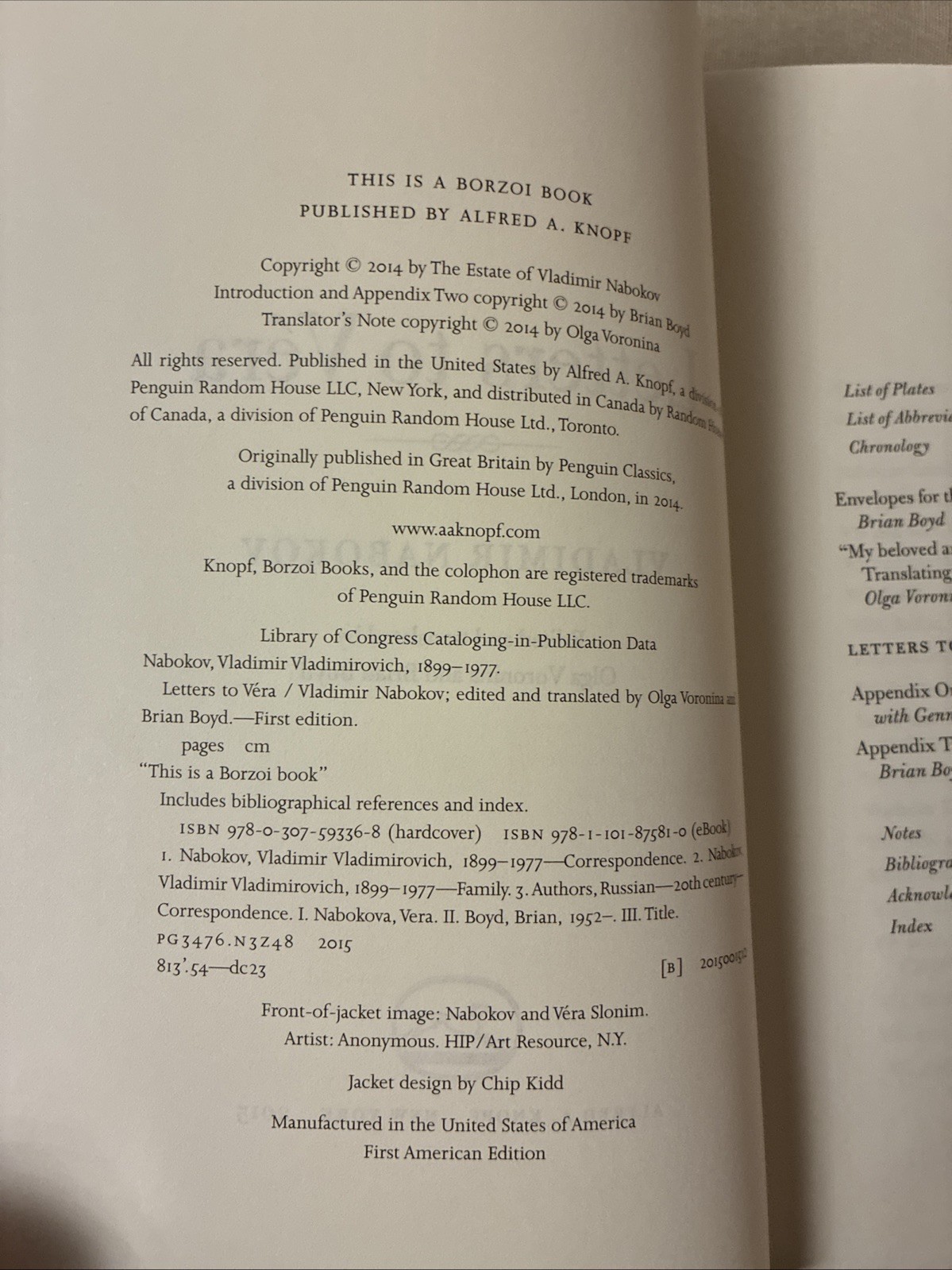Letters to Véra by Vladimir Nabokov (2015, Hardcover)