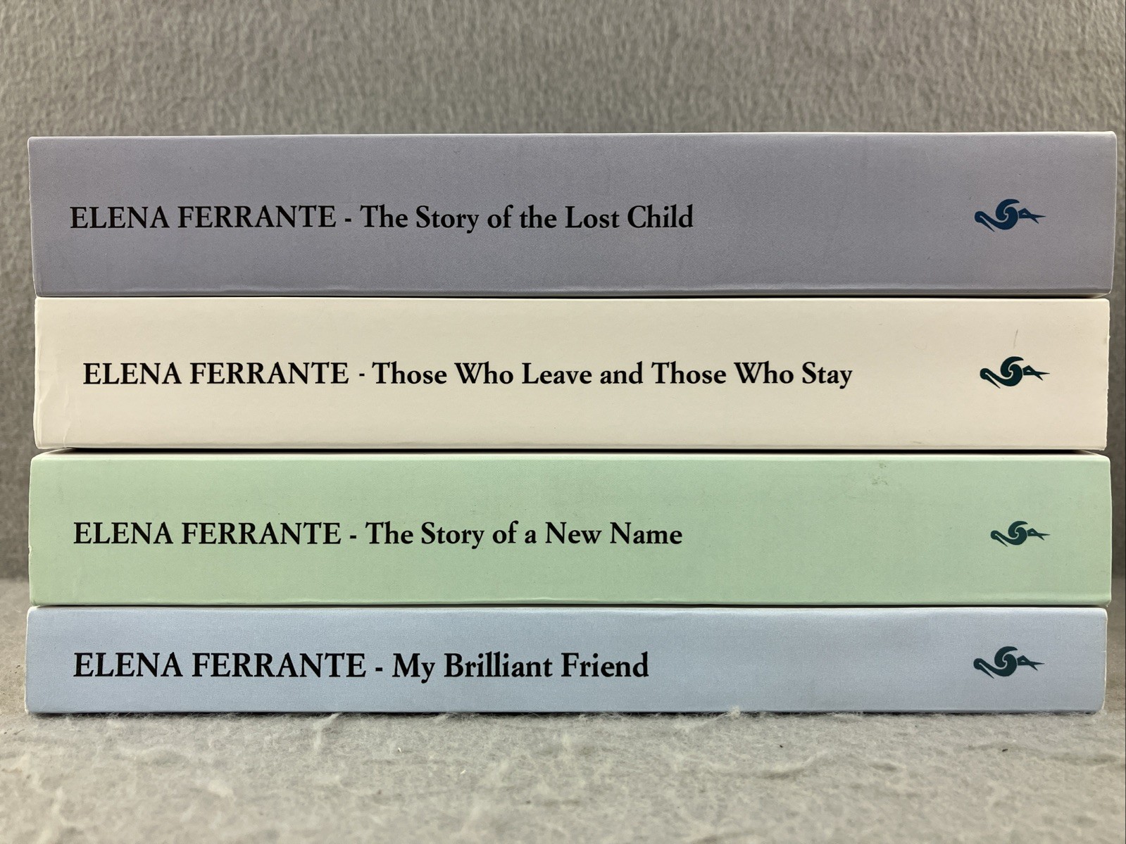 The Neapolitan Novels box set by Elena Ferrante (Europa Editions, paperback) 1-4