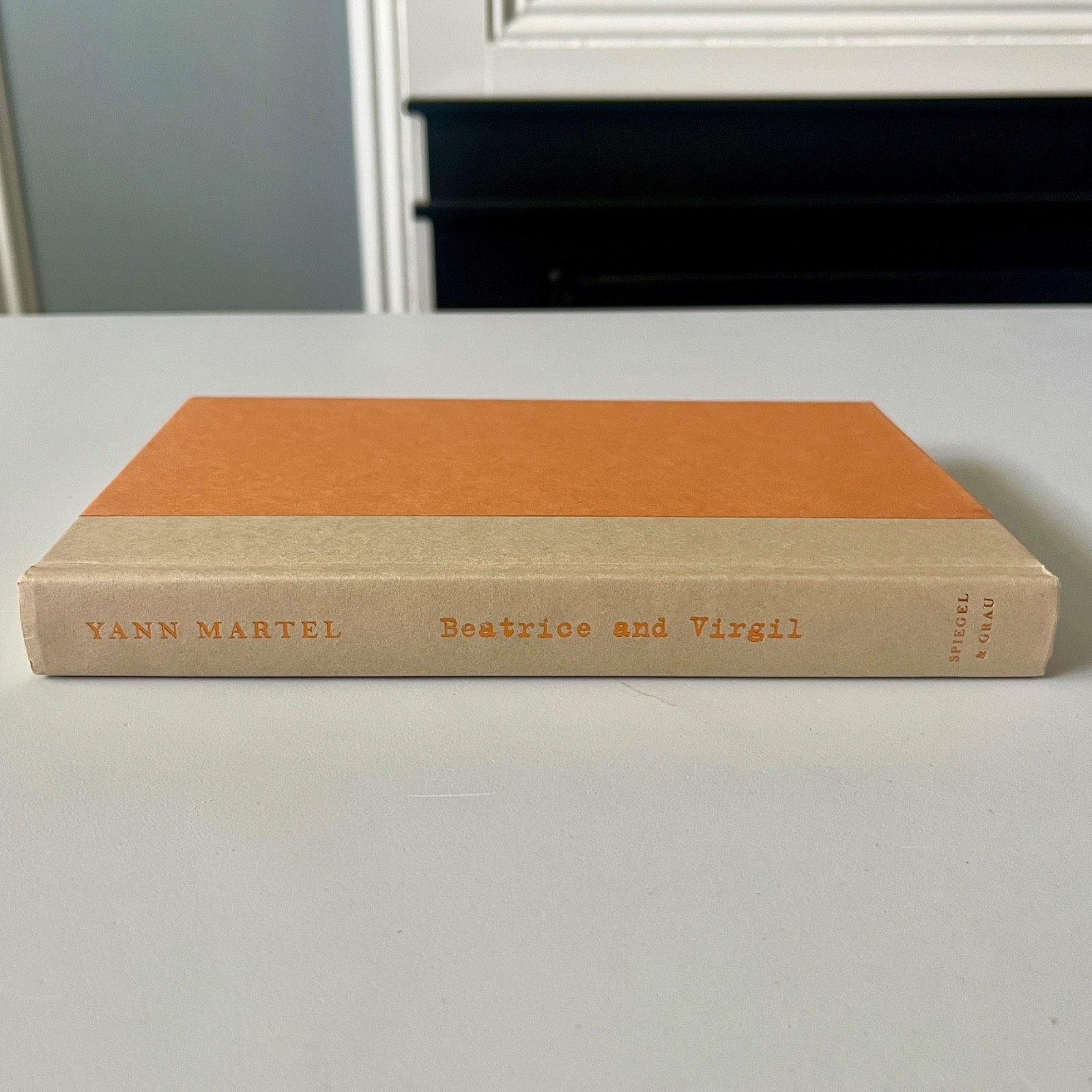 Flat Signed 1st US/1st 2010 HC Beatrice and Virgil by Yann Martel
