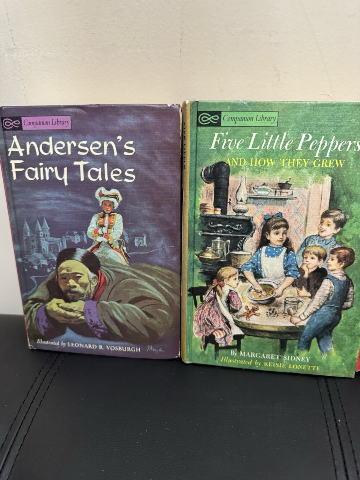 Companion Library Double-Sided Classics 4 Book Lot Oz Alice Grimm