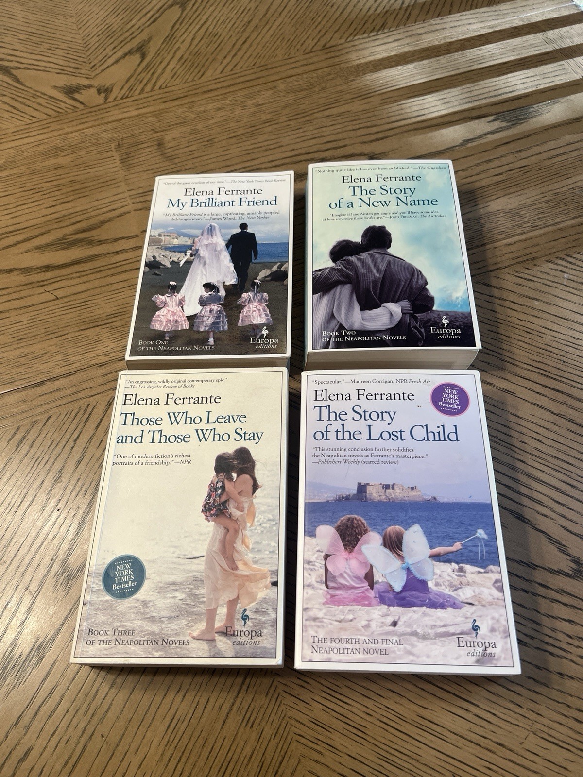 Neapolitan Novels 1-4 FULL SET, by Elena Ferrante Europa Editions