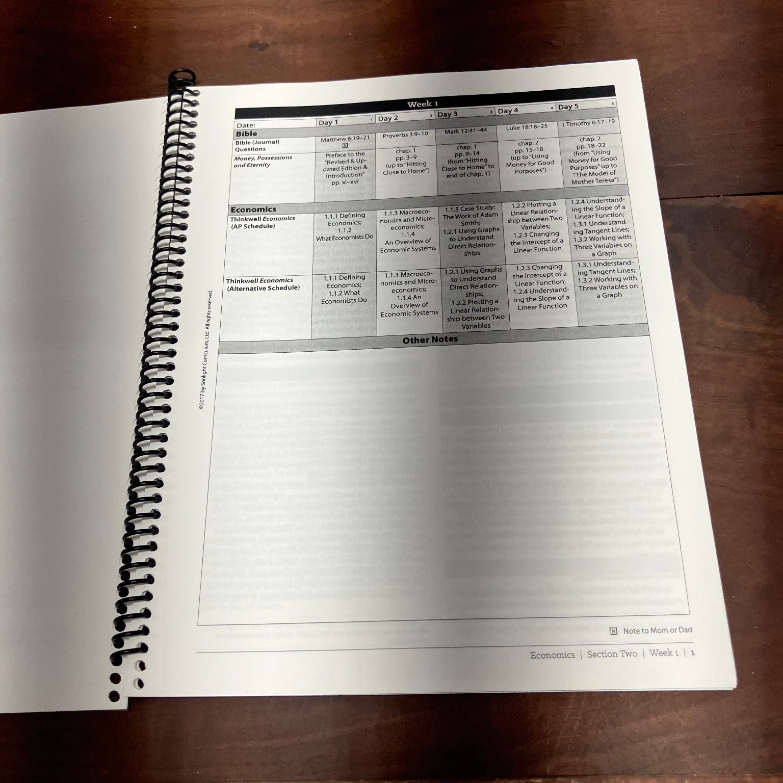 Economics Level 670 Sonlight 2017 Edition Homeschool Curriculum Guide