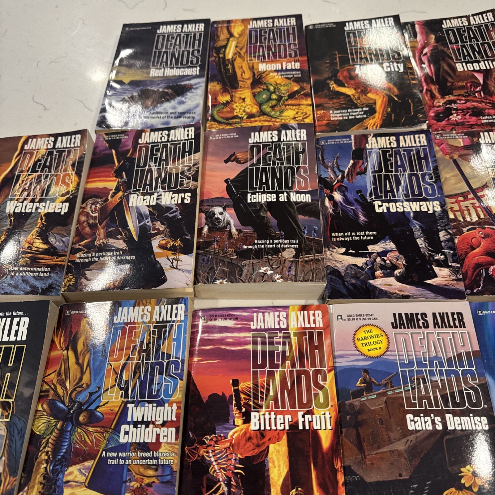 Lot 35 DEATHLANDS James Axler Paperback Books Good NO DUPES