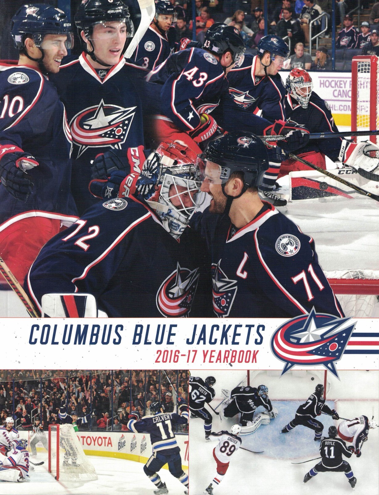 COLUMBUS BLUE JACKETS 2016-17 YEARBOOK – New – 110 pages! Go 5th Line!