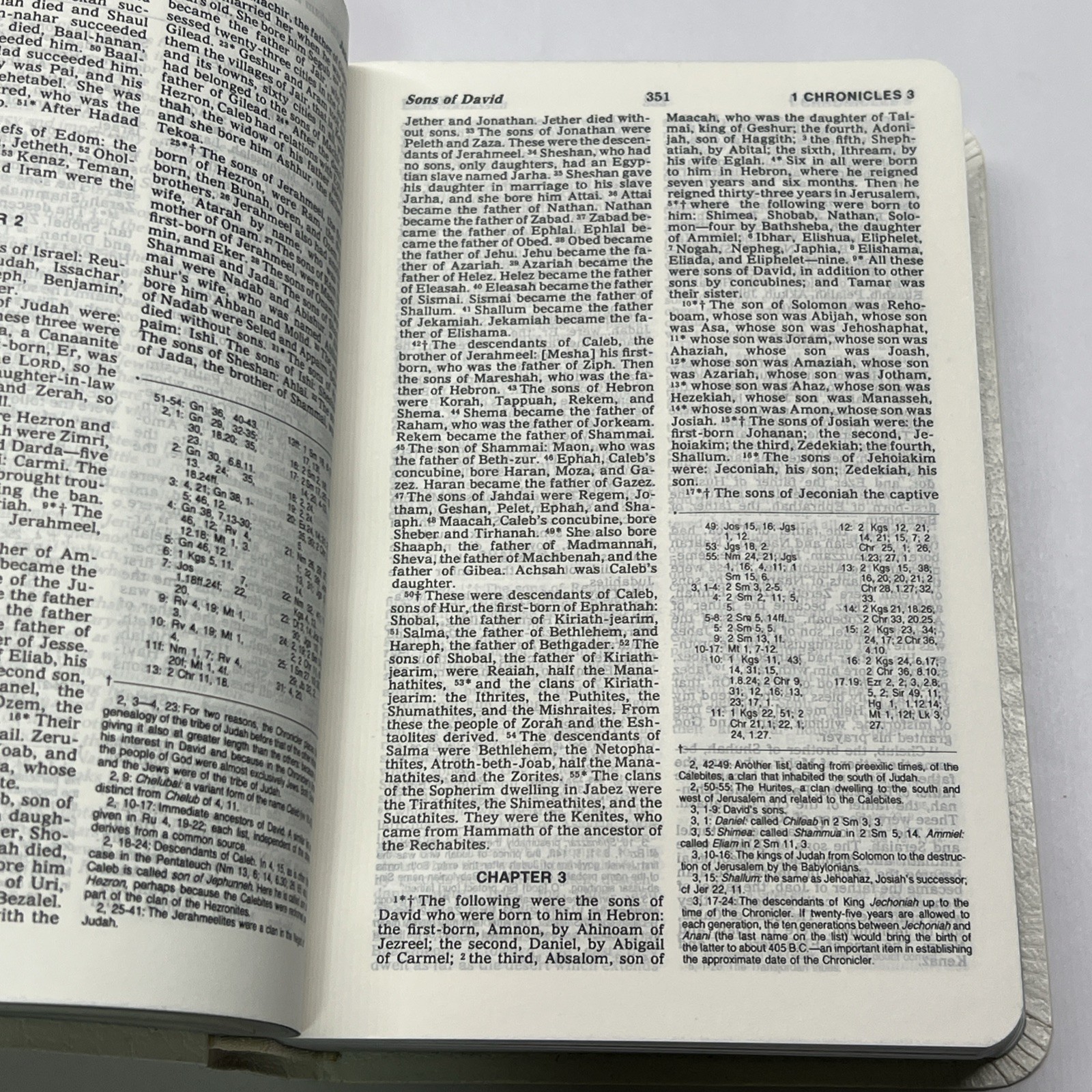 Holy Bible New American Catholic Press 1987 Thomas Nelson NAB 9033W White