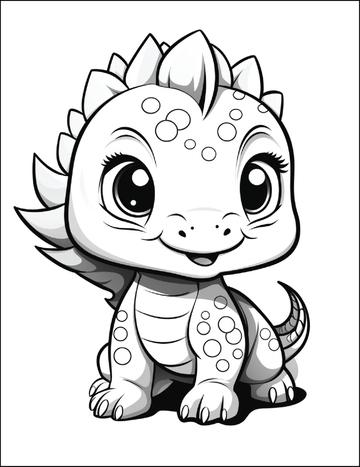 NEw Baby Dinosaur Coloring Book – Fun & Educational Activity for Kids A
