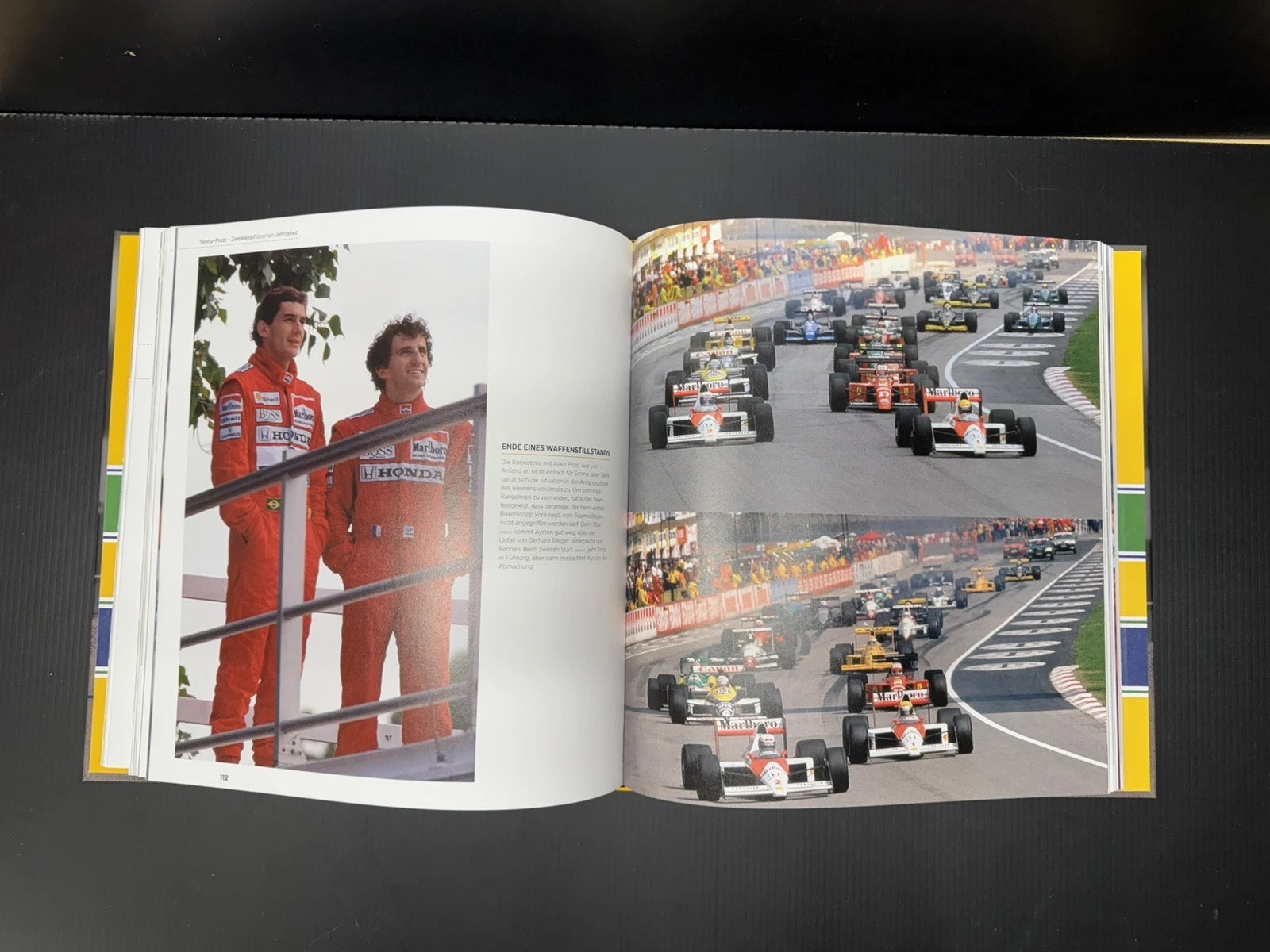 Ayrton Senna : Nueue Bilder Einer Legande Hard Cover 200 Pages