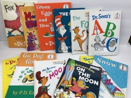 10 Dr. Seuss Beginner Bright and Early Books! Random, Mixxed & Unsorted Book Lot