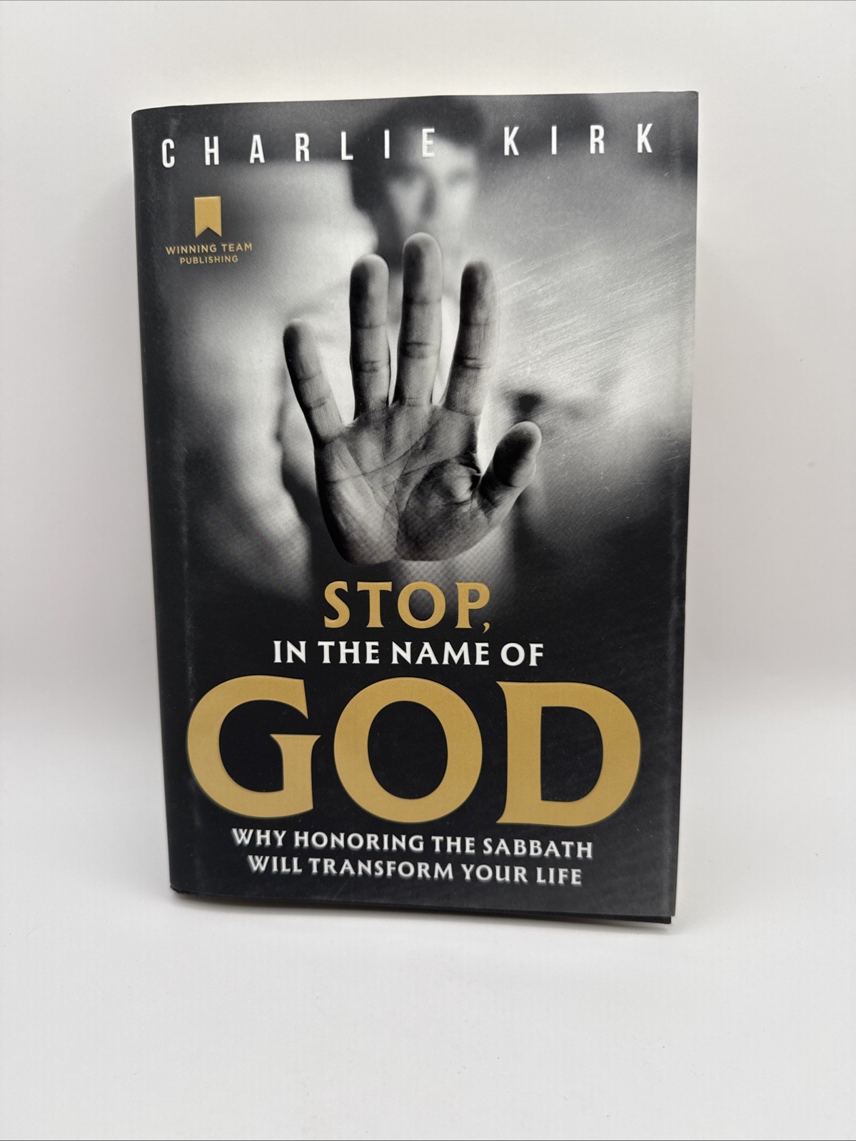 Stop, In the Name of God By Charlie Kirk 2025 Hardcover Book HC/DJ First Edition